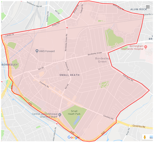 Small Heath Birmingham Map Birmingham West & Birmingham East 25Th February 2019 - West Midlands Police  & Crime Commissioner